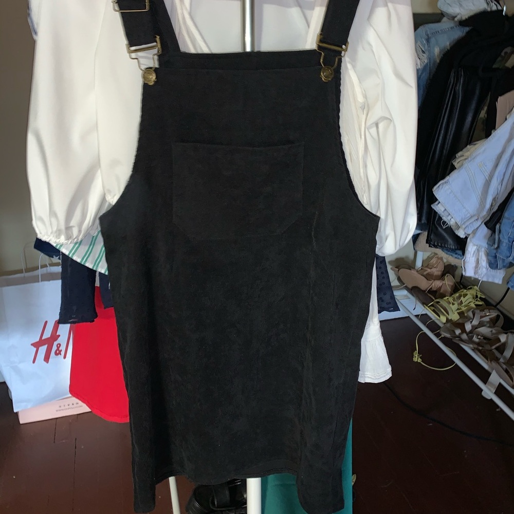 Black Overall Skirt
